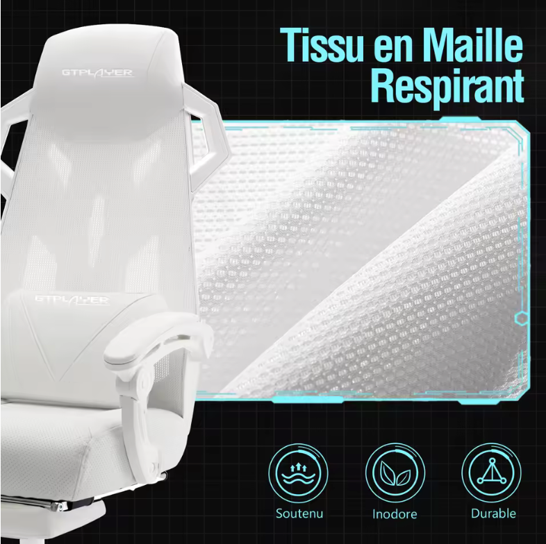 Chaise ergonomique Gaming Confort