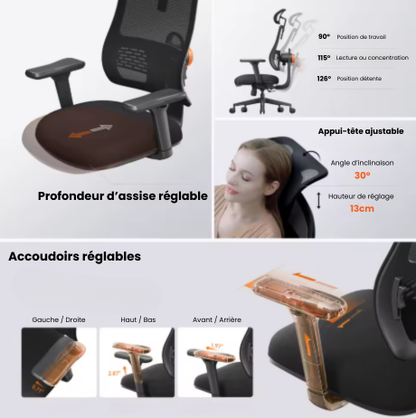 Chaise ergonomique Pro Confort