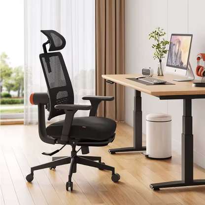 Chaise ergonomique Pro Confort + repose pied